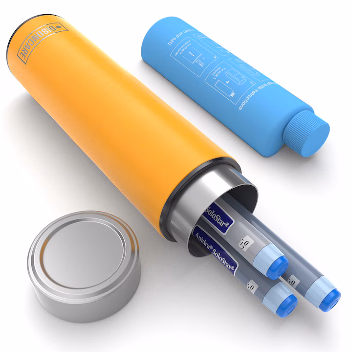 Termos portabil pentru insulina, capacitate 2-3 stilouri, DISONCARE ODYSSEY COMPACT, Alpine Yellow Termos portabil pentru insulina, capacitate 2-3 stilouri, DISONCARE ODYSSEY COMPACT, Alpine Yellow - imagine 1