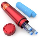Termos portabil pentru insulina, capacitate 2-3 stilouri, DISONCARE ODYSSEY COMPACT, Red