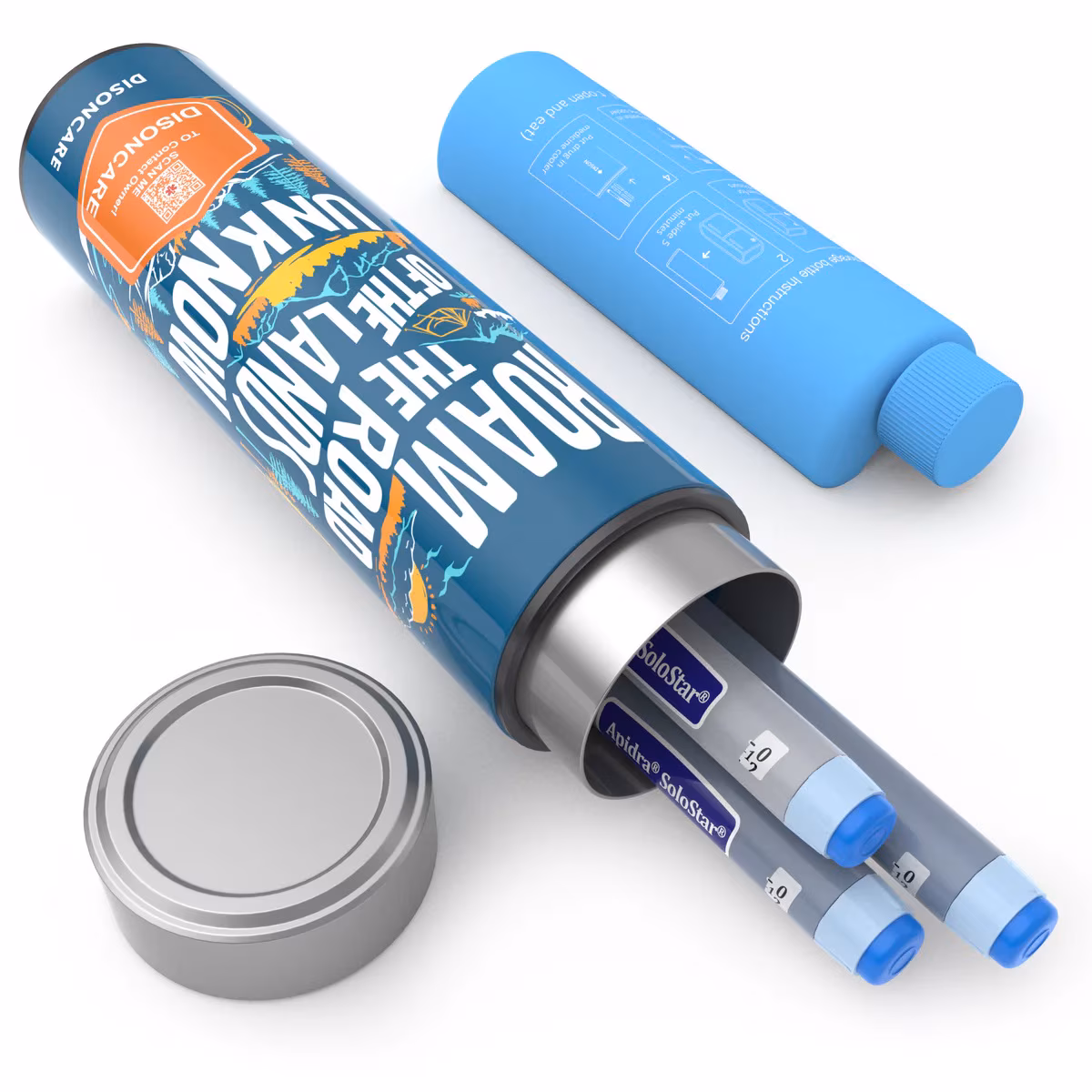 Termos portabil pentru insulina, capacitate 2-3 stilouri, DISONCARE ODYSSEY COMPACT, Roam Adventure Termos portabil pentru insulina, capacitate 2-3 stilouri, DISONCARE ODYSSEY COMPACT, Roam Adventure - imagine 1