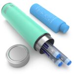 Termos portabil pentru insulina, capacitate 2-3 stilouri, DISONCARE ODYSSEY COMPACT, Seawater Cyan