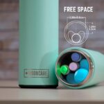 Termos portabil pentru insulina, capacitate 2-3 stilouri, DISONCARE ODYSSEY COMPACT, Seawater Cyan - imagine 2