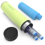 Termos portabil pentru insulina, capacitate 2-3 stilouri, KEKHEALT ODYSSEY COMPACT, Citron