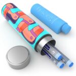 Termos portabil pentru insulina, capacitate 2-3 stilouri, KEKHEALTH ODYSSEY COMPACT, Flame