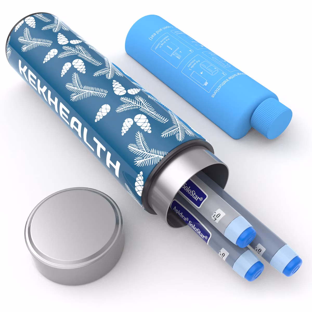 Termos portabil pentru insulina, capacitate 2-3 stilouri, KEKHEALTH ODYSSEY COMPACT, Hazel Termos portabil pentru insulina, capacitate 2-3 stilouri, KEKHEALTH ODYSSEY COMPACT, Hazel - imagine 1