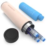 Termos portabil pentru insulina, capacitate 2-3 stilouri, KEKHEALTH ODYSSEY COMPACT, Rose Quartz Pink