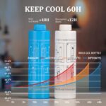 Termos portabil pentru insulina, capacitate 2-3 stilouri, KEKHEALTH ODYSSEY COMPACT, Flame - imagine 3