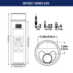 Termos portabil pentru insulina, capacitate 2-3 stilouri, DISONCARE ODYSSEY COMPACT, White - imagine 5