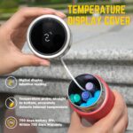 Termos portabil pentru insulina, capacitate 2-3 stilouri, DISONCARE ODYSSEY Smart, Rescue Red - imagine 3