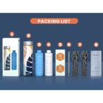 Termos portabil pentru insulina, capacitate 2-3 stilouri, DISONCARE ODYSSEY COMPACT, Monstera Leaf - imagine 4