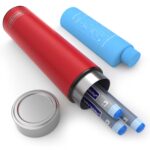 Termos portabil pentru insulina, capacitate 2-3 stilouri, DISONCARE ODYSSEY COMPACT, Rescue Red