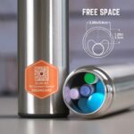 Termos portabil pentru insulina, capacitate 2-3 stilouri, DISONCARE ODYSSEY COMPACT, Silver - imagine 2