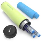 Termos portabil pentru insulina, capacitate 2-3 stilouri, KEKHEALTH ODYSSEY Smart, Citron Green