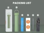 Termos portabil pentru insulina, capacitate 1 stilou, KEKHEALTH HOLIDAY, Apple Green - imagine 2