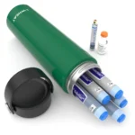 Termos portabil pentru insulina, capacitate 3-5 stilouri, DYSONCARE INTERCONTINENTAL, Green
