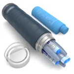 Termos portabil pentru insulina, capacitate 5-7 stilouri, DYSONCARE INTERCONTINENTAL, Navy Blue