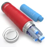 Termos portabil pentru insulina, capacitate 5-7 stilouri, DYSONCARE INTERCONTINENTAL, Rescue Red