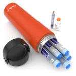 Termos portabil pentru insulina, capacitate 3-5 stilouri, DYSONCARE INTERCONTINENTAL, Orange