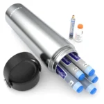 Termos portabil pentru insulina, capacitate 3-5 stilouri, DYSONCARE INTERCONTINENTAL, Silver