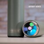 Termos portabil pentru insulina, capacitate 2-3 stilouri, DISONCARE ODYSSEY Smart, Jungle Green - imagine 2