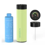 Termos portabil pentru insulina, capacitate 2-3 stilouri, KEKHEALTH ODYSSEY Termometru Mecanic, Citron