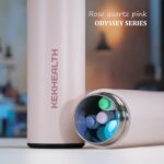 Termos portabil pentru insulina, capacitate 2-3 stilouri, KEKHEALTH ODYSSEY Smart, Rose Quartz - imagine 2