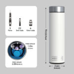 Termos portabil pentru insulina, capacitate 2-3 stilouri, DISONCARE ODYSSEY COMPACT, White - imagine 3
