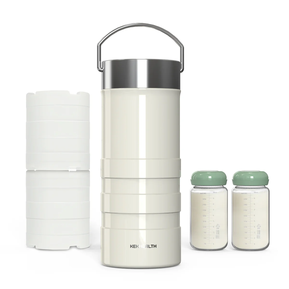 1_680d0451-d07c-4b0b-8c7a-47cee97da9f5 Racitor portabil Kekhealth pentru lapte matern, 650 ml, etanș, BPA free, 24 ore răcire - imagine 1